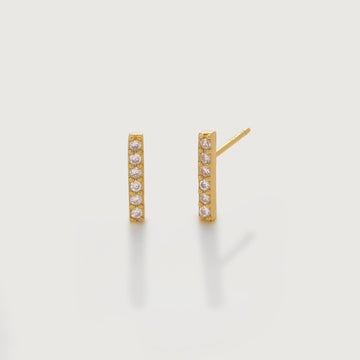 Pavé Long Bar Studs