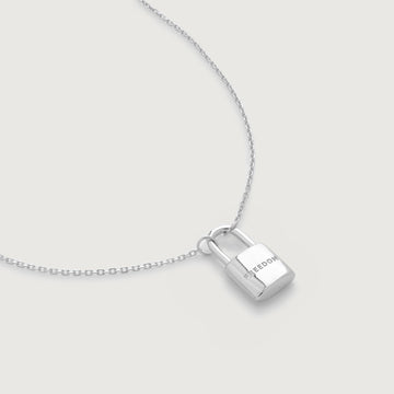 Freedom on Lock Necklace