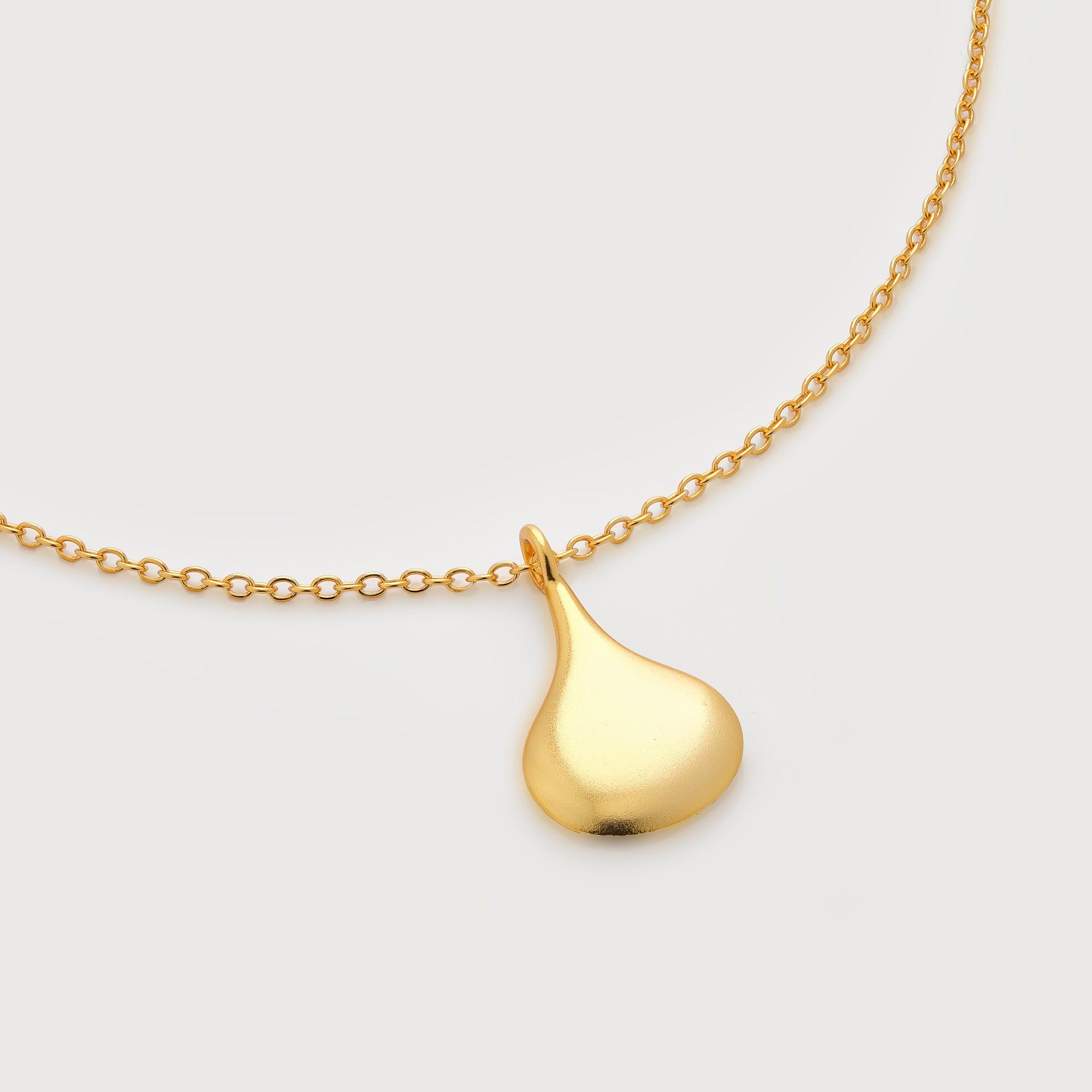 Massive Golden Drop Necklace