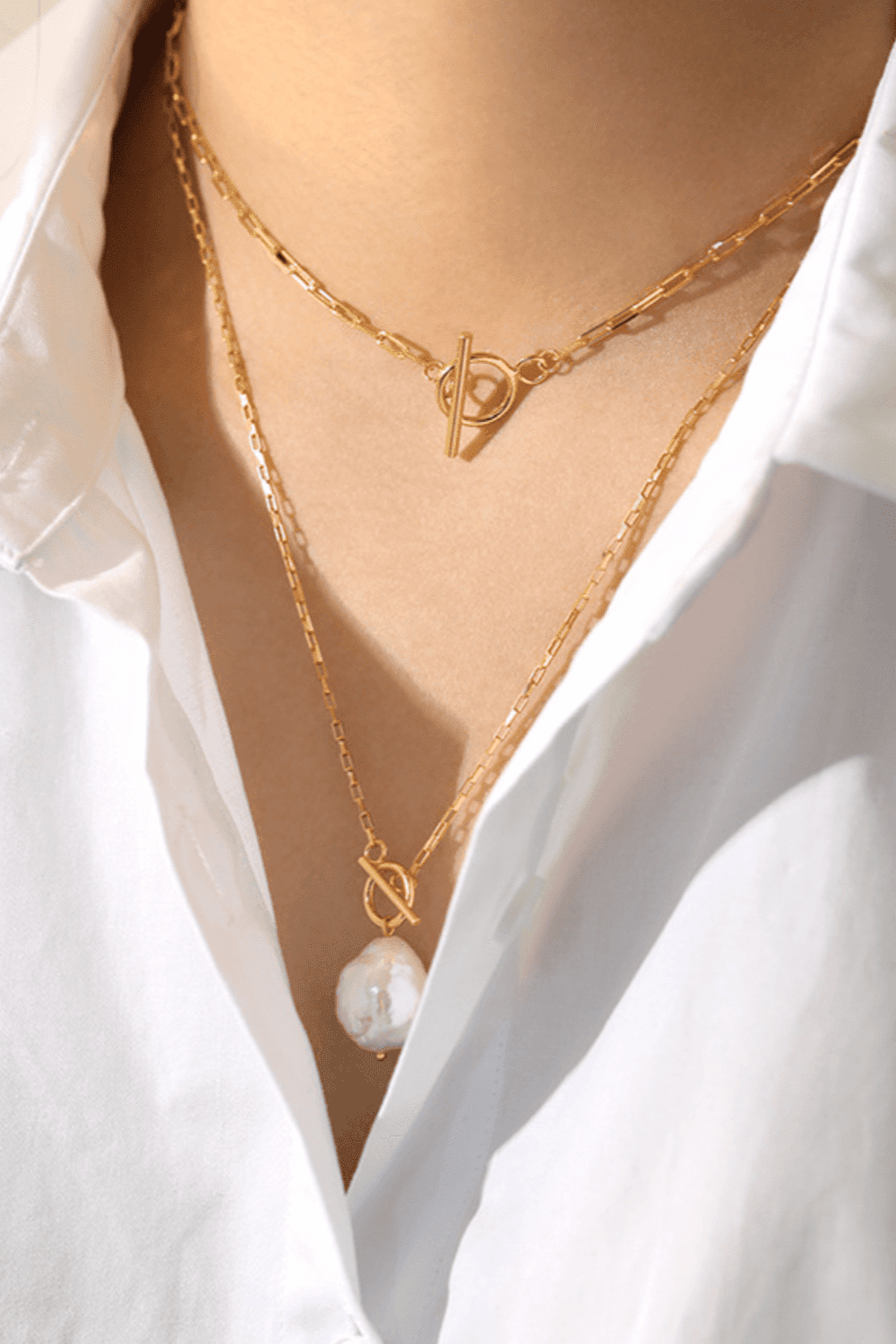 Fancy Anchor Chain Necklace