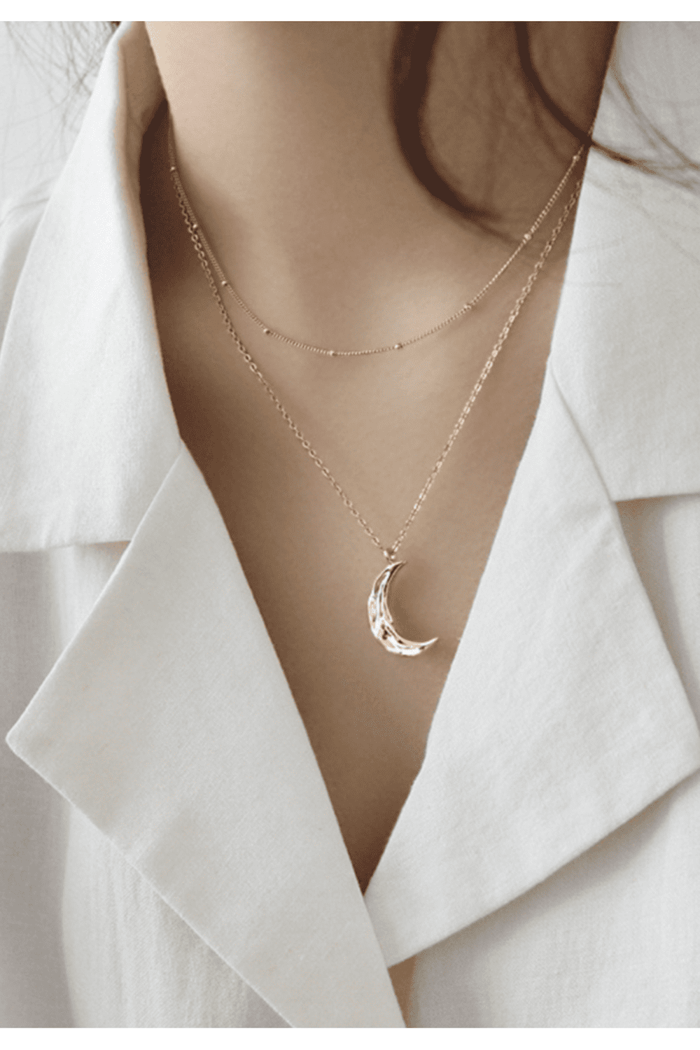 Funky Crescent Necklace