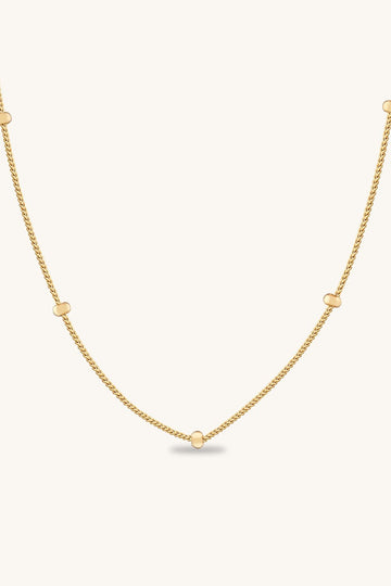 Tiny Beads Subtle Chain Necklace