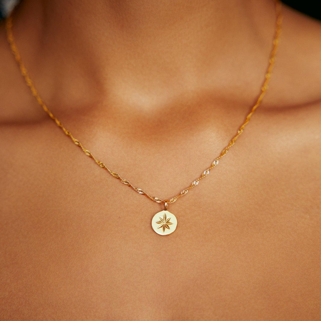 Deep Star Pendant Necklace